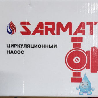 циркуляционный насос SARMAT SR 25-60 180 front